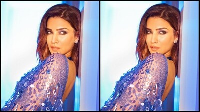 Kriti's stunning saree look serves as a perfect Diwali outfit inspiration as it flaunts the perfect blend of grace and glamour. Depending on your choice and fashion sense, you can style it in a variety of ways. (Instagram/@kritisanon) Kriti's stunning saree look serves as a perfect Diwali outfit inspiration as it flaunts the perfect blend of grace and glamour. Depending on your choice and fashion sense, you can style it in a variety of ways. (Instagram/@kritisanon)