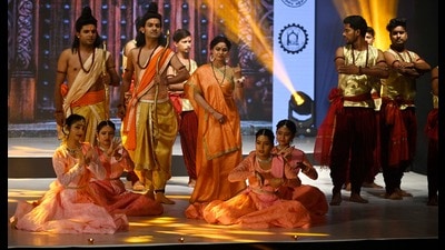 Asma Hussain’s segment included a captivating presentation featuring scenes from the Ramayana. (Deepak Gupta)