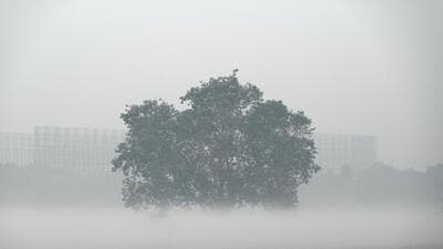 In-person classes were suspended for students till November 10 in view of rising pollution levels in the district. (Sunil Ghosh/HT Photo)