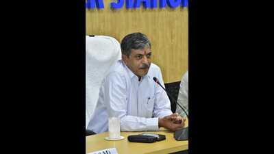 MUNPL CEO holding a press conference on Tuesday. (HT)