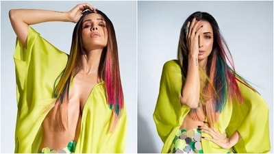 Malaika Arora is the face of Amit Aggarwal X Wendell Rodricks collection. (Instagram) Malaika Arora is the face of Amit Aggarwal X Wendell Rodricks collection. (Instagram)
