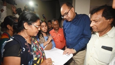 Patna district magistrate Chandrashekhar Singh looks on as enumerator canvass information from residents for a caste-based survey in Bihar in July (HT File Photo/Santosh Kumar) Patna district magistrate Chandrashekhar Singh looks on as enumerator canvass information from residents for a caste-based survey in Bihar in July (HT File Photo/Santosh Kumar)
