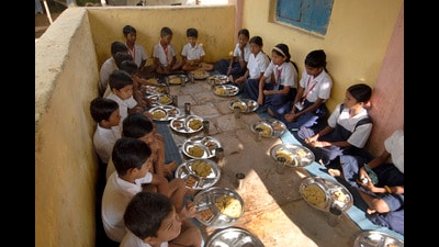 The department also plans to add soy chunks to their meals to provide a protein diet. Kesarkar further stated that the government (HT Photo) The department also plans to add soy chunks to their meals to provide a protein diet. Kesarkar further stated that the government (HT Photo)