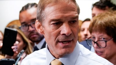 House Judiciary Committee Chairman Rep. Jim Jordan (R-OH), the new Republican House Speaker of the U.S. House of Representatives, speaks to reporters on Capitol Hill in Washington, U.S., October 13, 2023. REUTERS/Elizabeth Frantz (REUTERS)