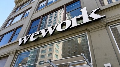 A WeWork logo is seen outside its offices in San Francisco, California, U.S. September 30, 2019. (REUTERS / File)
