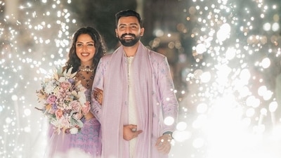Amala Paul also shared a glimpse of the fireworks after the wedding. She is an actor best known for her work in Tamil, Malayalam, and Telugu films. Amala made her Bollywood debut with Ajay Devgn's Bholaa earlier this year.&nbsp; 
