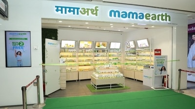 Mamaearth was valued at 106.18 billion rupees ($1.28 billion) in pre-open trading debut (Rep image) Mamaearth was valued at 106.18 billion rupees ($1.28 billion) in pre-open trading debut (Rep image)