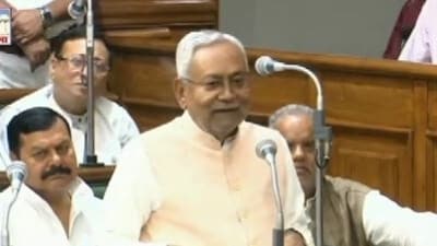 Nitish Kumar has been accused of using vulgar language inside the Assembly on Tuesday when he was explaining the role of education in population control.