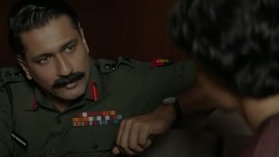 Vicky Kaushal as Sam Manekshaw in the biopic directed by Meghna Gulzar Vicky Kaushal as Sam Manekshaw in the biopic directed by Meghna Gulzar