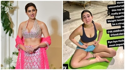 Sara Ali Khan has posted a recent picture of her showing her belly fat.