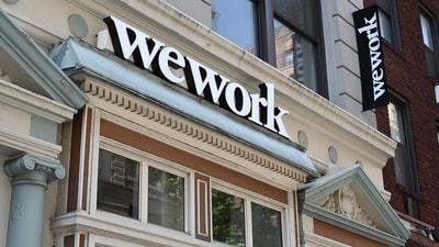 WeWork, which has been in dire financial straits for years, announced November 6 that it had filed for bankruptcy in a bid to negotiate down its debt. (AFP) WeWork, which has been in dire financial straits for years, announced November 6 that it had filed for bankruptcy in a bid to negotiate down its debt. (AFP)