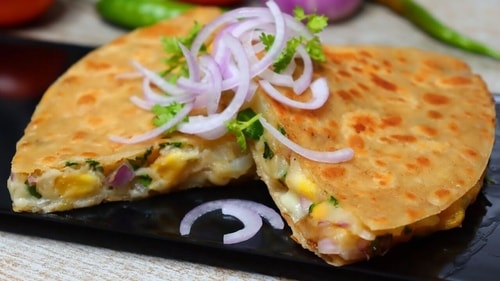 Spicy Paratha Quesadilla (Pinterest) Spicy Paratha Quesadilla (Pinterest)
