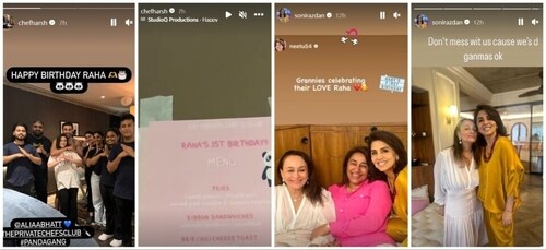 Wondering what Alia Bhatt and Ranbir Kapoor picked for Raha’s birthday party menu? Checkout inside pics. Wondering what Alia Bhatt and Ranbir Kapoor picked for Raha’s birthday party menu? Checkout inside pics.