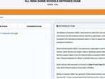 AISSEE 2024: Sainik School entrance exam notice out on exams.nta.ac.in/AISSEE/ AISSEE 2024: Sainik School entrance exam notice out on exams.nta.ac.in/AISSEE/