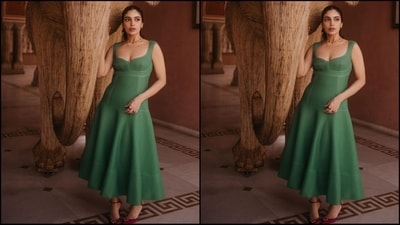 On Wednesday, Bhumi gave her fans a mid-week treat as the actress took to Instagram and uploaded a series of pictures accompanied by the caption "Transported to another era". (Instagram/@bhumipednekar)