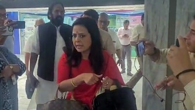 Mahua Moitra appeared before the Lok Sabha panel on November 2 and complained of harassment by panel chairman Vinod Sonkar. (ANI)