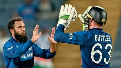 England';s spinners then took over. Adil Rashid Bas de Leede for 10. His pairing with Ali didn’t allow the Dutch to recover from 104-5. Skipper Scott Edwards scored 38 and put on 59 runs with Teja Nidamanuru, who top scored with 41 not out. (ECB) England';s spinners then took over. Adil Rashid Bas de Leede for 10. His pairing with Ali didn’t allow the Dutch to recover from 104-5. Skipper Scott Edwards scored 38 and put on 59 runs with Teja Nidamanuru, who top scored with 41 not out. (ECB)