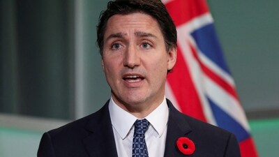 Israel-Hamas War: Canada's prime minister Justin Trudeau (Reuters)