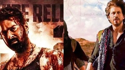 Shah Rukh Khan's Dunki will clash with Prabhas' Salaar on the big screen Shah Rukh Khan's Dunki will clash with Prabhas' Salaar on the big screen