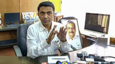 Goa chief minister Pramod Sawant chaired the meeting of people that approved the project. (PTI File Photo) Goa chief minister Pramod Sawant chaired the meeting of people that approved the project. (PTI File Photo)
