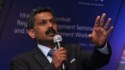 Shaji Prabhakaran was appointed the AIFF secretary general in September last year (Twitter) Shaji Prabhakaran was appointed the AIFF secretary general in September last year (Twitter)