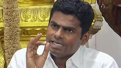 Speaking at a rally in Srirangam in Trichy district, Tamil Nadu BJP president K Annamalai said they would replace the statues of Periyar with that of saint Thiruvalluvar and freedom fighters from the state. (ANI) Speaking at a rally in Srirangam in Trichy district, Tamil Nadu BJP president K Annamalai said they would replace the statues of Periyar with that of saint Thiruvalluvar and freedom fighters from the state. (ANI)