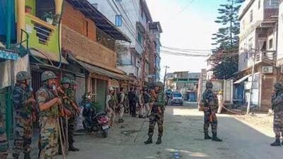 Violence erupted in Kangchup area along Imphal West and Kangpokpi districts after the news of abduction spread. (PTI) Violence erupted in Kangchup area along Imphal West and Kangpokpi districts after the news of abduction spread. (PTI)