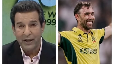 Wasim Akram and Glenn Maxwell Wasim Akram and Glenn Maxwell