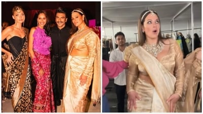Ashley Graham unleashed her quirky side with a 'just looking like a wow' video.  She also shared photos with Ranveer Singh and others.