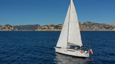 Grazie Mamma II, the yacht that the killer whale attacked. (Facebook/@Morskie Mile)