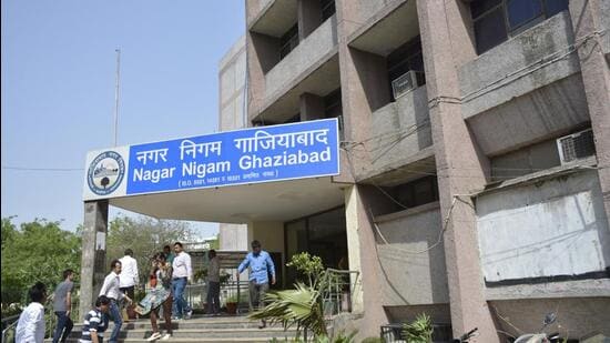 In the local body polls in May this year, the BJP won the mayor seat of the municipal corporation but its candidates lost the three chairperson seats of Loni, Khoda and Muradnagar. (HT Archive)