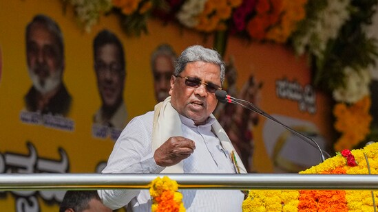 Karnataka Chief Minister Siddaramaiah. (PTI)
