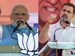 Narendra Modi and Rahul Gandhi campaigned in Madhya Pradesh on Thursday.