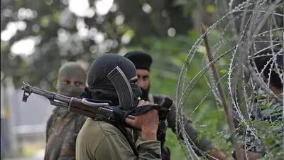 Forces gun down TRF terrorist in Shopian Forces gun down TRF terrorist in Shopian