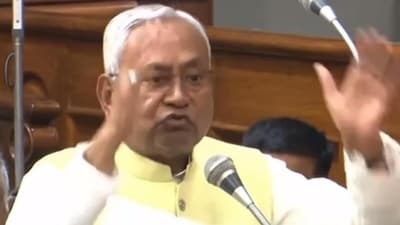 Bihar CM Nitish Kumar in the Assembly on Wednesday. (Santosh Kumar/HT) Bihar CM Nitish Kumar in the Assembly on Wednesday. (Santosh Kumar/HT)