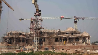 The Ram Temple will be inaugurated on January 22. (ANI) (HT_PRINT) The Ram Temple will be inaugurated on January 22. (ANI) (HT_PRINT)