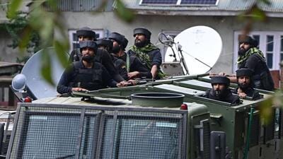 The gunfight started on the intervening night of October 8-9 during a cordon and search operation jointly carried out by the Shopian police and the Indian Army (HT File Photo/Waseem Andrabi) The gunfight started on the intervening night of October 8-9 during a cordon and search operation jointly carried out by the Shopian police and the Indian Army (HT File Photo/Waseem Andrabi)