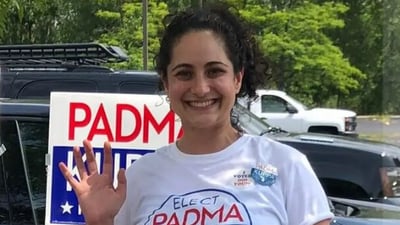Last month, Samantha Woll, 40, was found fatally stabbed outside of her home (Isaac Agree Downtown Synagogue)