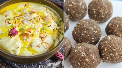 Making traditional Diwali sweets like laddoo, kheer, shrikhand at home with healthy ingredients is not only fun but also an amazing way to keep your blood sugar and cholesterol levels in check (Pinterest) Making traditional Diwali sweets like laddoo, kheer, shrikhand at home with healthy ingredients is not only fun but also an amazing way to keep your blood sugar and cholesterol levels in check (Pinterest)