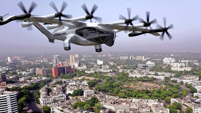 A picture of air taxi shared by Archer Aviation. (X/Archer Aviation) A picture of air taxi shared by Archer Aviation. (X/Archer Aviation)