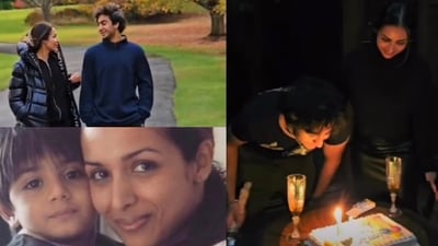 Malaika Arora and Arbaaz Khan's son Arhaan Khan celebrates his 21st birthday. Malaika Arora and Arbaaz Khan's son Arhaan Khan celebrates his 21st birthday.