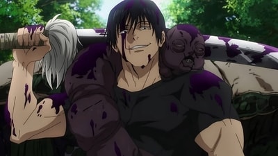 Megumi's father, Toji, emerges as a menacing threat in Jujutsu Kaisen Season 2. (MAPPA) Megumi's father, Toji, emerges as a menacing threat in Jujutsu Kaisen Season 2. (MAPPA)
