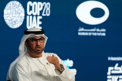 Sultan Al Jaber, COP28 President and UAE's Special Envoy for Climate Change, in Dubai, United Arab Emirates. (CREDIT: AP) Sultan Al Jaber, COP28 President and UAE's Special Envoy for Climate Change, in Dubai, United Arab Emirates. (CREDIT: AP)