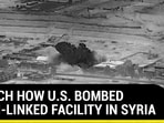 WATCH HOW U.S. BOMBED IRAN-LINKED FACILITY IN SYRIA