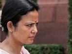 **EDS: FILE PHOTO** New Delhi: In this Tuesday, Aug. 8, 2023 file photo, TMC MP Mahua Moitra at Parliament House complex, in New Delhi. (PTI Photo/Shahbaz Khan) **EDS: FILE PHOTO** New Delhi: In this Tuesday, Aug. 8, 2023 file photo, TMC MP Mahua Moitra at Parliament House complex, in New Delhi. (PTI Photo/Shahbaz Khan)