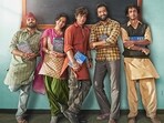Vikram Kochhar, Taapsee Pannu, Shah Rukh Khan, Vicky Kaushal, and Anil Grover in new poster of Dunki. Vikram Kochhar, Taapsee Pannu, Shah Rukh Khan, Vicky Kaushal, and Anil Grover in new poster of Dunki.