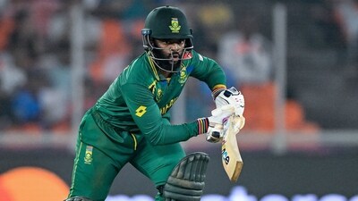 South Africa's captain Temba Bavuma plays a shot during the 2023 ICC Men's Cricket World Cup one-day international (ODI) match between South Africa and Afghanistan at the Narendra Modi Stadium (AFP) South Africa's captain Temba Bavuma plays a shot during the 2023 ICC Men's Cricket World Cup one-day international (ODI) match between South Africa and Afghanistan at the Narendra Modi Stadium (AFP)