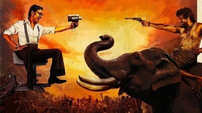 Karthik Subbaraj returns with Jigarthanda Double X starring Raghava Lawrence and SJ Suryah.