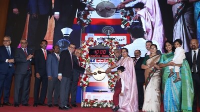 ESAF Small Finance Bank shares listing on BSE. (X/Bombay Stock Exchange )