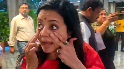 TMC MP Mahua Moitra. (PTI file) TMC MP Mahua Moitra. (PTI file)